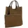ABRO Essential Shopper Leder Green