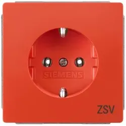 Siemens 5UB1827 DELTA style Steckdose mit Bedruckung ZSV, orange