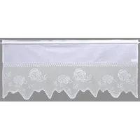 HOSSNER - ART OF HOME DECO Querbehang »Igel« 1, Stk. tlg. handgehäkelte Spitze, weiß