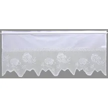 HOSSNER - ART OF HOME DECO Querbehang »Igel« 1, Stk. tlg. handgehäkelte Spitze, weiß