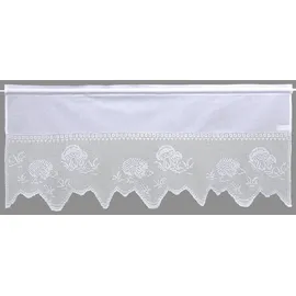 HOSSNER - ART OF HOME DECO Querbehang »Igel« 1, Stk. tlg. handgehäkelte Spitze, weiß