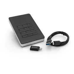 Verbatim Store n Go Secure Portable Festplatte 1 TB mit Code-Zugang