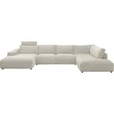 Musterring Wohnlandschaft Lucia U-Form, Verschiedene Farben, Cord-Bezug, Gesamtbreite 434 cm