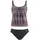 LASCANA Tankini Damen Schwarz/Mehrfarbig 52