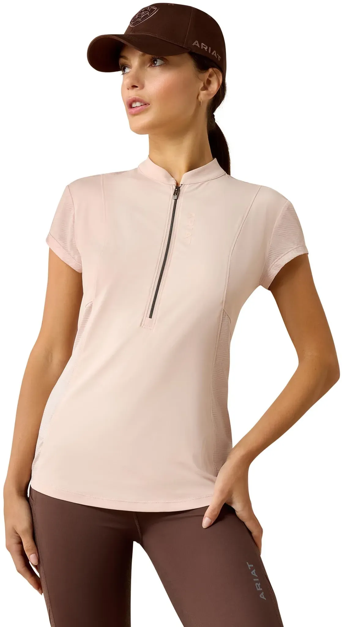 Ariat Breathe Damen Baselayer mit 1/2 Reißverschluss