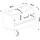 [en.casa] Spielzeugtruhe Aavanrar 60 x 30 x 43 cm 1-tlg. weiß