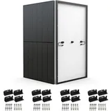 Ecoflow - Monokristallines Solarpanel 2x400W 0% vat, Starres Solarpanel mit 8 Stück montagefüße, Photovoltaikmodul ideal für Balkonkraftwerk,