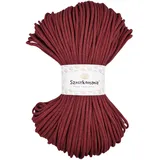 Geflochtene Baumwollkordel 3mm 100m, 46 Farben, Häkelkordel, Makramee Kordel, Makramee Garn, Premium Garn, Makramee Seil, Sznurkomania (Burgund)