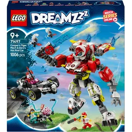 LEGO DREAMZzz Coopers Tiger-Mech und Zero's Hot Rod Auto