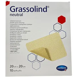 Hartmann Grassolind Salbenkompressen 20x20 cm steril