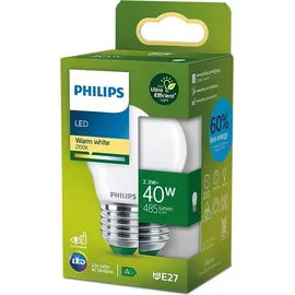 Philips LED-Lampe 2,3W E27 warmweiß
