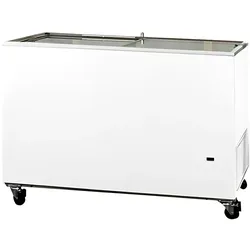 Horizontale Gefriertruhe 175 cm mit Glastüren für die Gastronomie. Horizontale Tiefkühltruhe für Bar und Restaurant.