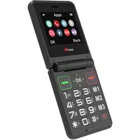 TTfone Klapphandy TT660 mit faltbarem Design, großen Tasten, Notruf, Langer Akkulaufzeit und 3G & 4G LTE Konnektivität (mit USB-Kabel)