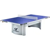 Cornilleau Tischtennisplatte PRO 510 Outdoor | Wetterfeste Melamin-Platte, Untergestell aus feuerverzinktem Stahlblech, Mattop-Beschichtung | Plattenstärke 7 mm | 77 kg | Blau