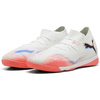 Puma Future 8 Match It Hallenschuhe Herren Puma White/Puma Black/Glowing Red 44,5
