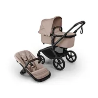 Bugaboo Kinderwagen Fox 5 Renew, komplett Black/Desert Taupe Melange