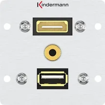 Kindermann HDMI-Kabel 50 5 m Silber