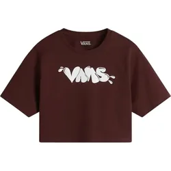 VANS BUSTED TYPE CREW CROP II T-Shirt 2025 bitter chocolate - S