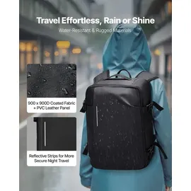 Vevor Vakuum-Reiserucksack 35 L Schwarz