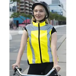 Korntex Elastic Mobility Safety Vest Ludwigsburg - signal yellow - 4XL
