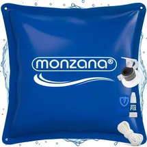 monzana Poolkissen Winter XL blau PVC