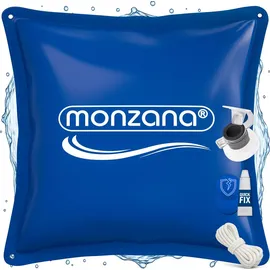 monzana Poolkissen Winter XL blau PVC