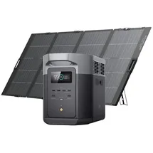EcoFlow DELTA 2 Max 2,048 kWh mit 400 W Solarpanel