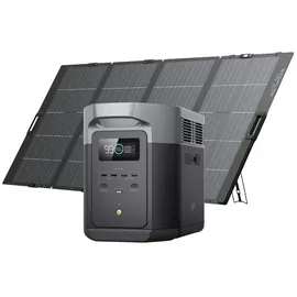 EcoFlow DELTA 2 Max 2,048 kWh mit 400 W Solarpanel