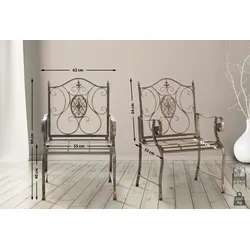 CLP 2er Set Gartenstühle Punjab bronze