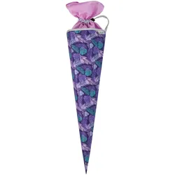 Schultüte MCNEILL "Dschungel", Kinder, Gr. H: 70cm, grün (dschungel), Polyester, Papierdekoration, Made in Europe