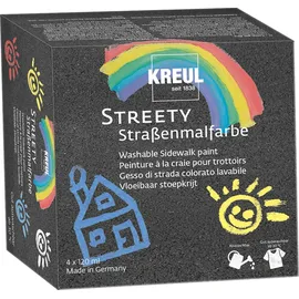 Kreul Streety Straßenmalfarbe farbsortiert 4 St.