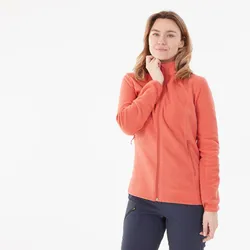 Fleecejacke Damen Wandern - MH100 orange lehmorange L