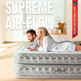 Intex Supreme Fiber-tech Doppel-luftbett - Grey - 152 x 203 x 51 cm