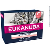 Eukanuba Grain Free Senior Senior Katzenpastete Lachs 12 x 85 g