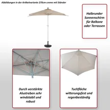 MCW Lorca 260 x 135 cm Creme