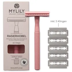 MYLILY Rasierhobel inklusive 5 Klingen - Rosa