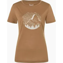 Super.Natural W Mountain Mandala Tree Tee kangaroo/feather grey/kangaroo glitter (12F) M