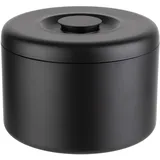 APS 36006 Eisbox, Ø 27 cm, Höhe 20 cm, Aluminium schwarz, Innenbehälter für bis zu 300 Eiswürfel, Volumen 6 Liter