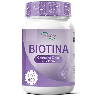 VitaminPure® Integratore per Capelli Unghie e Pelle con Biotina, Chera