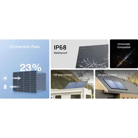 EcoFlow Efsolar450w-2 monokristallin 450 W