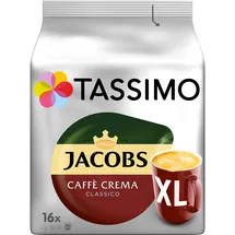 TASSIMO Jacobs Caffè Crema Classico XL 5 x 16 St.