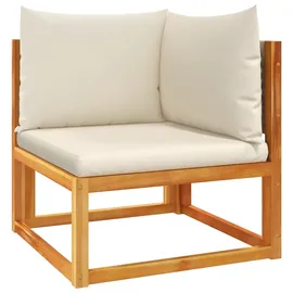 vidaXL Garten-Ecksofa Loungesofa beige