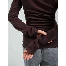 seamless basic Funktionstop SEAMLESS BASIC "Seamless Basic Top Cotton", Damen, Gr. L/XL, java, Obermaterial: 100% Baumwolle, Tops