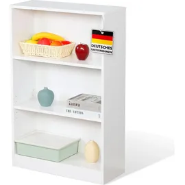 Floordirekt Bücherregal 60 x 24 x 93 cm Weiß