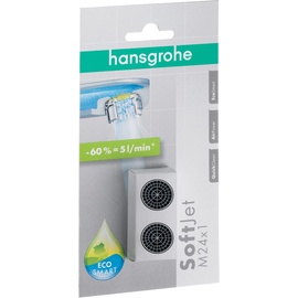 HANSGROHE SOFTJET Luftsprudler M 24x1, mit Durchflussbegrenzer 5 l/min,