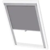 vidaXL Verdunkelungsrollo 80 x 808 cm grau