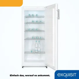 Exquisit GKS29-V-H-280E Kühlschrank (254 l, 1450 mm hoch, Weiß)