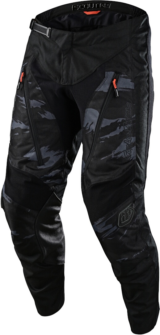 Troy Lee Designs Scout GP Brushed Camo Motocross Hose, schwarz-grau, Größe 32