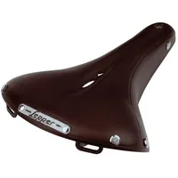 Lepper Unisex Fahrradsattel Tourer Authentic Line, braun
