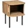 Atmosphera Nachttisch Colva 40 x 40 x 53 cm Beige